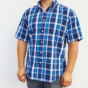 New Mens Tarten Blue -Shirt